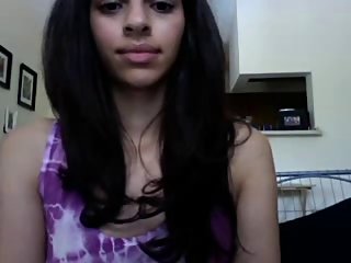 Beautiful Arabian teen shows